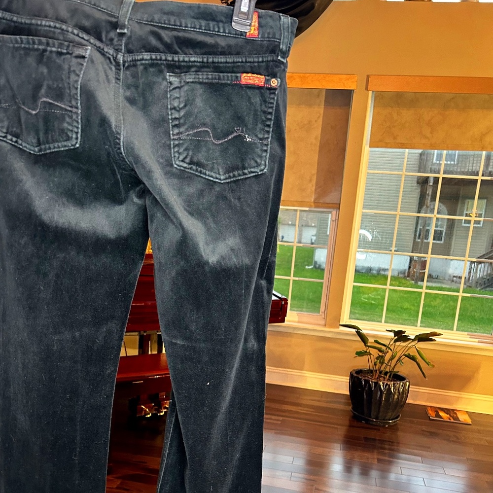 BLACK CORDUROY 7 SEVEN FOR ALL MANKIND